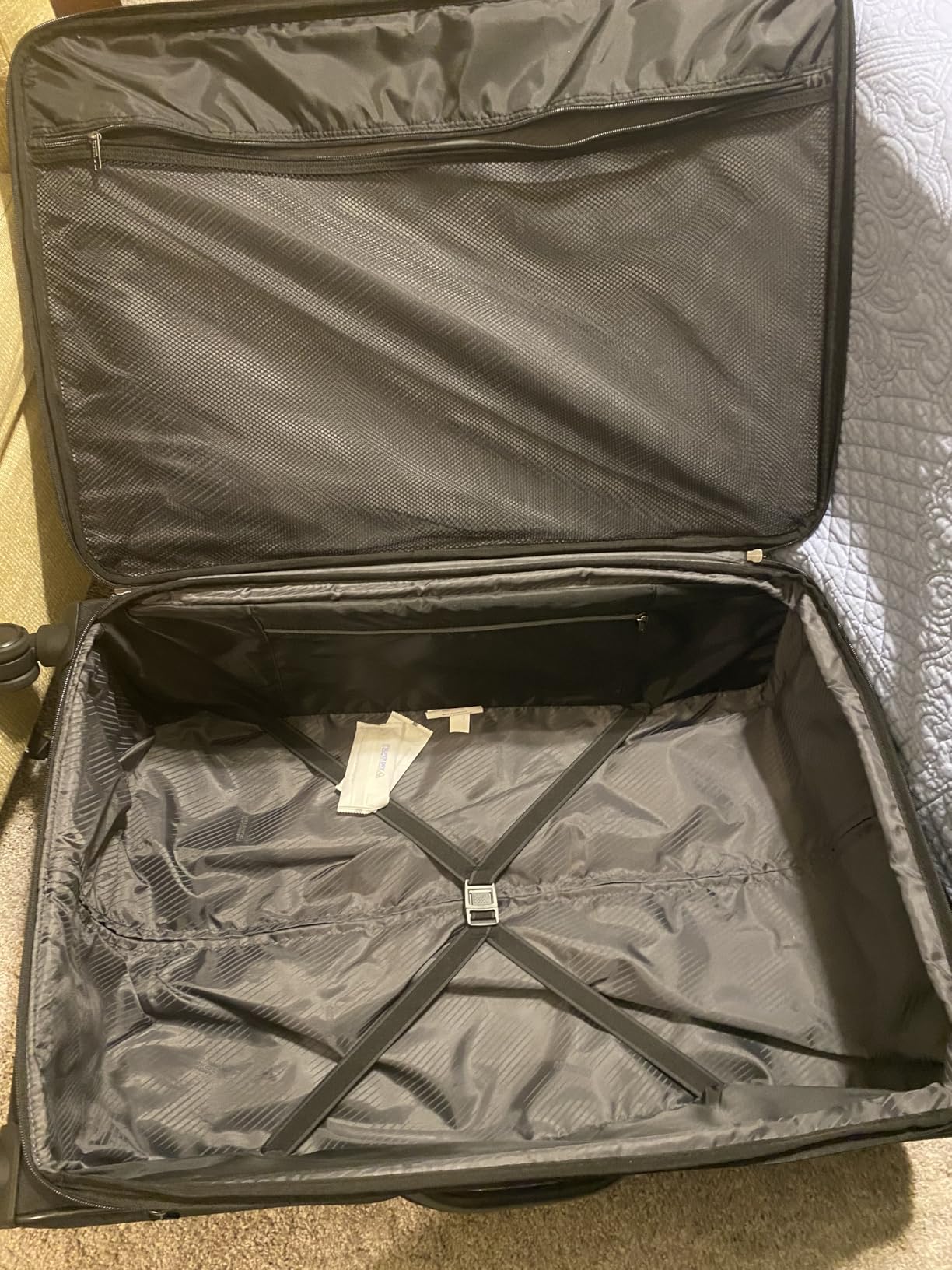 American Tourister 4 KIX 2.0 Expandable Softside Luggage with Spinner Wheels, 20 SPINNER, CLASSIC BLUE customer photo 1