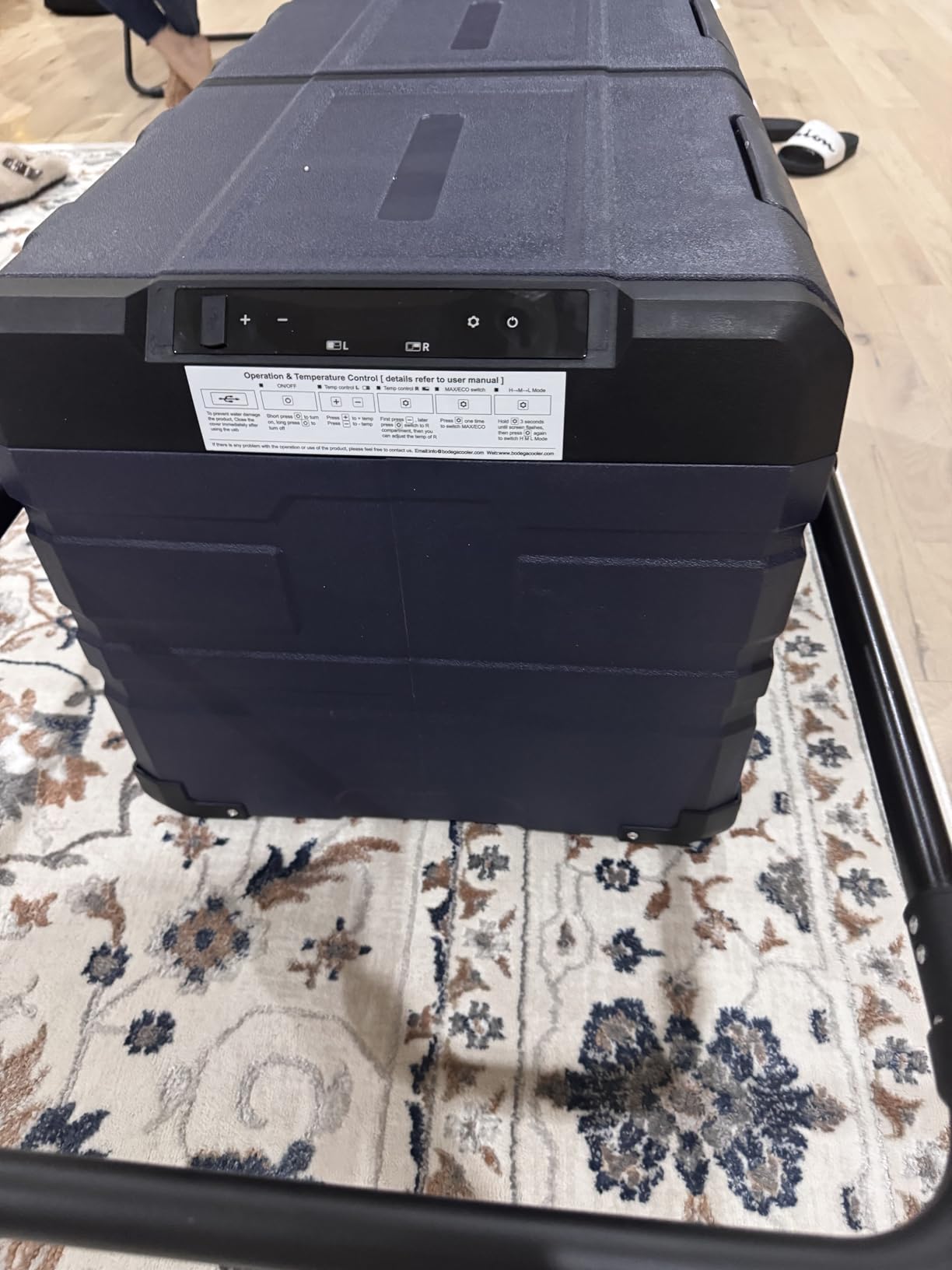 BODEGA 12 Volt Car Refrigerator, 59 QT Dual Zone Portable Fridge Freezer | APP Control Electric Cooler for Truck Van Camping Travel, 12/24V DC & 100-240V AC, -4℉ to 68℉ customer photo 1