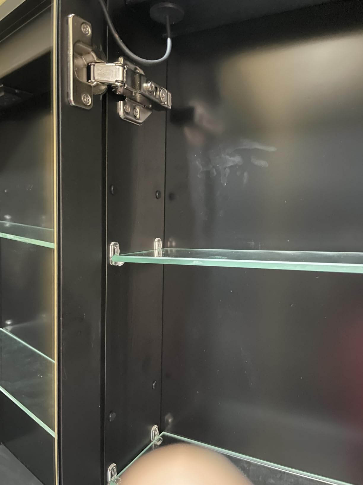 20x28 Inch Left Hinge Aluminum LED Bathroom Medicine Cabinet with Mirror | Light Adjustment, Anti-Fog, Sockets & USBs, High Capacity, Easy to Install customer photo 1
