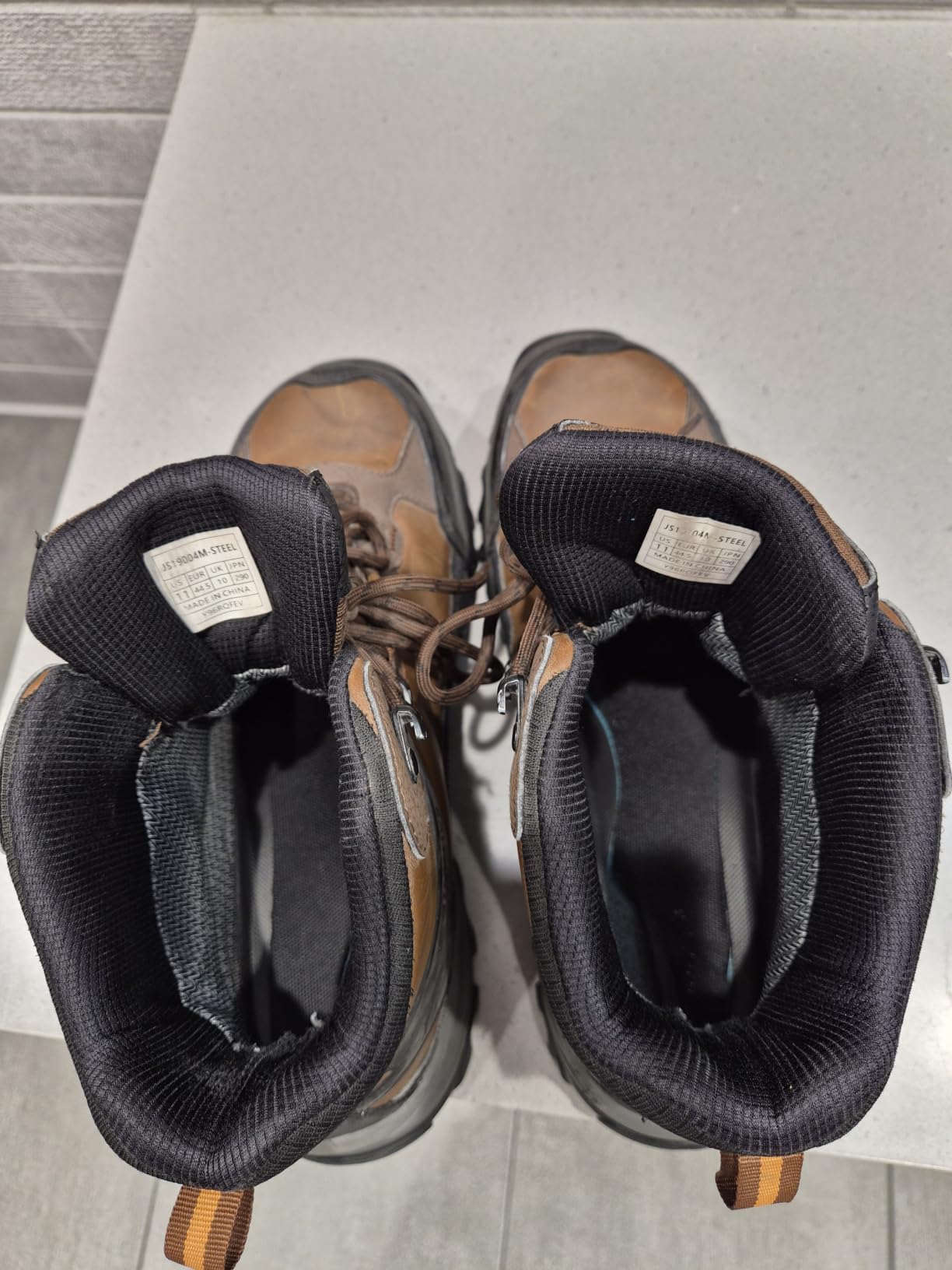 NORTIV 8 Men's Waterproof Steel Toe Work Boots | Slip Resistant ASTM-certified Safety Toe Boots for Men for Construction,Warehouse,Industrial and Daily Work,Paladin-Steel customer photo 1