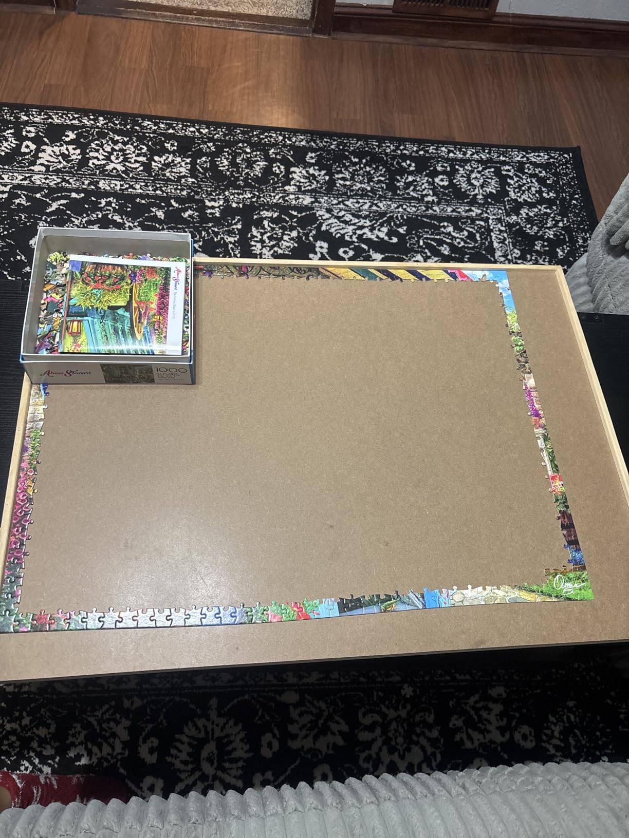 Rotating 1000 Piece Wooden Puzzle Board | 30