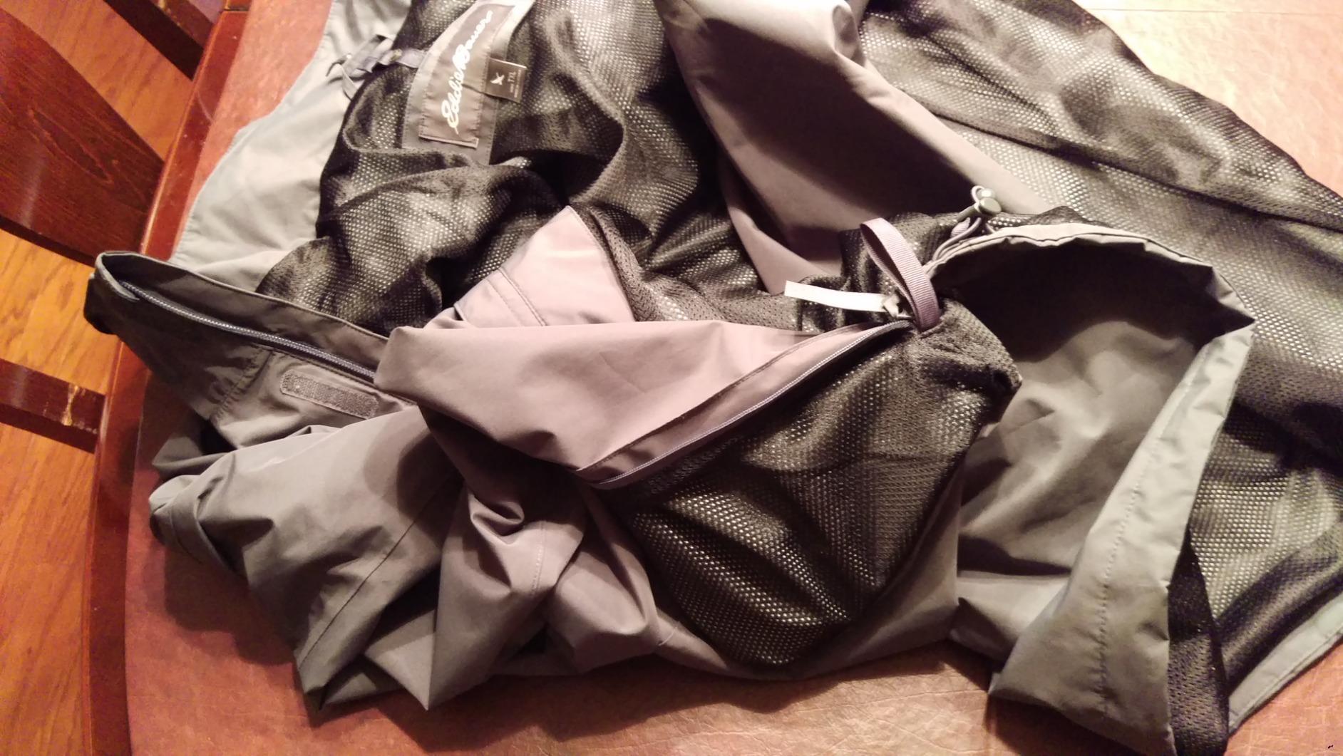 Eddie Bauer Men's Rainfoil WeatherEdge Waterproof Packable Hooded Rain Jacket customer photo 2