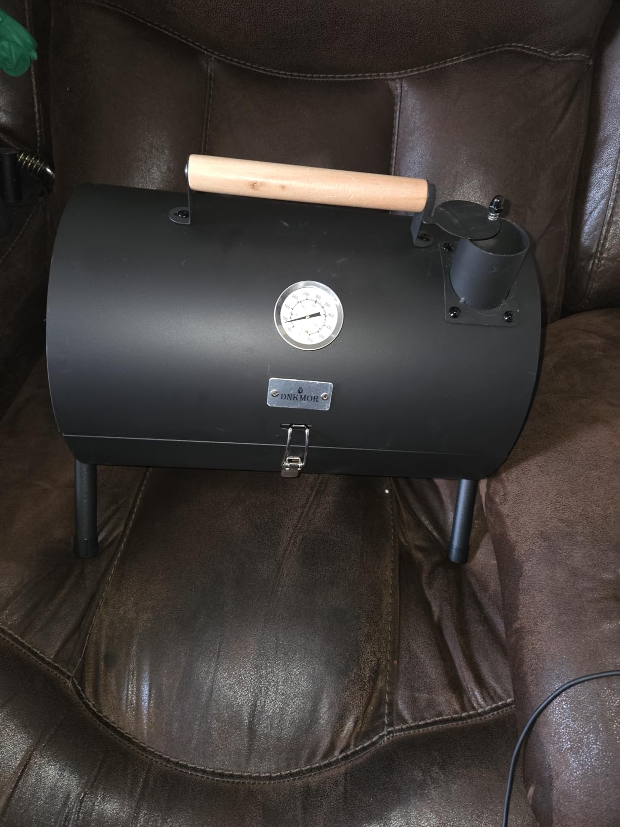 Charcoal Grill for Outdoor BBQ Smoker Tabletop Portable BBQ Grill,RED customer photo 1