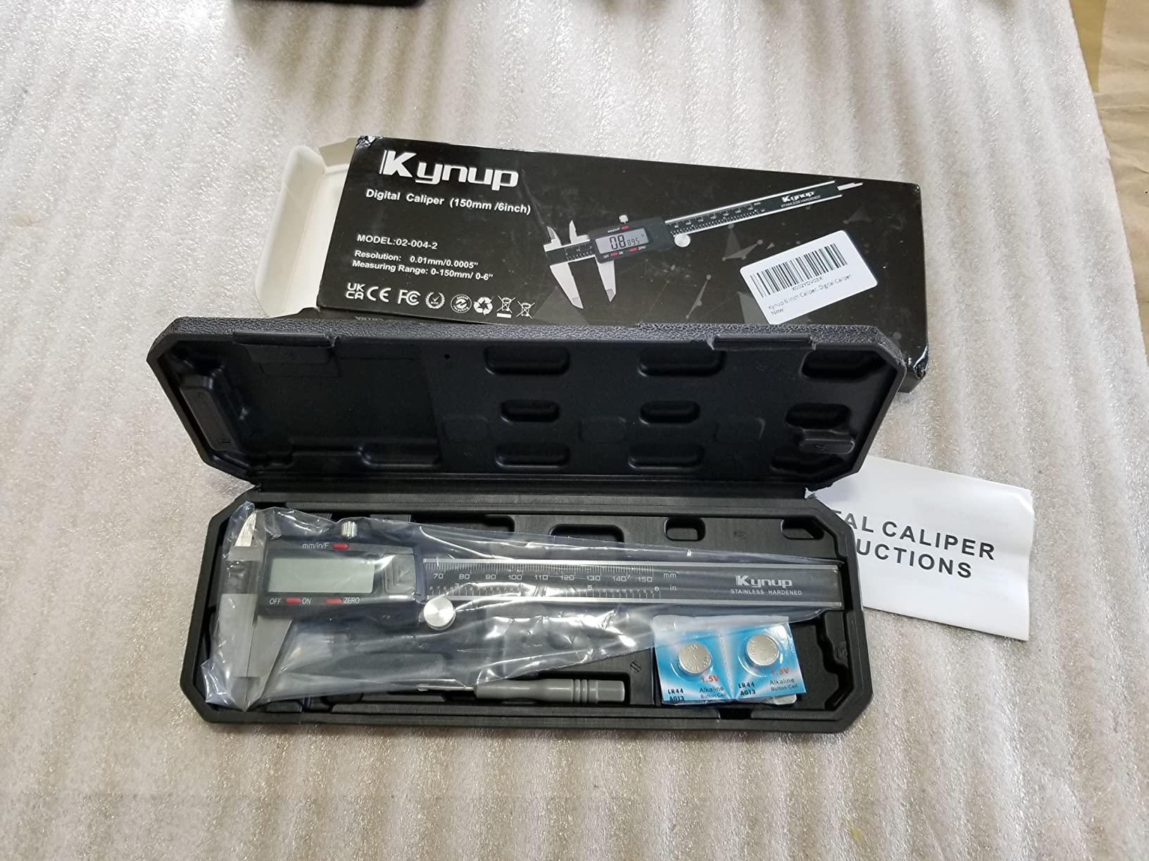 Kynup Digital Caliper, 6 Inch IP67 Waterproof Caliper Measuring Tool customer photo 1