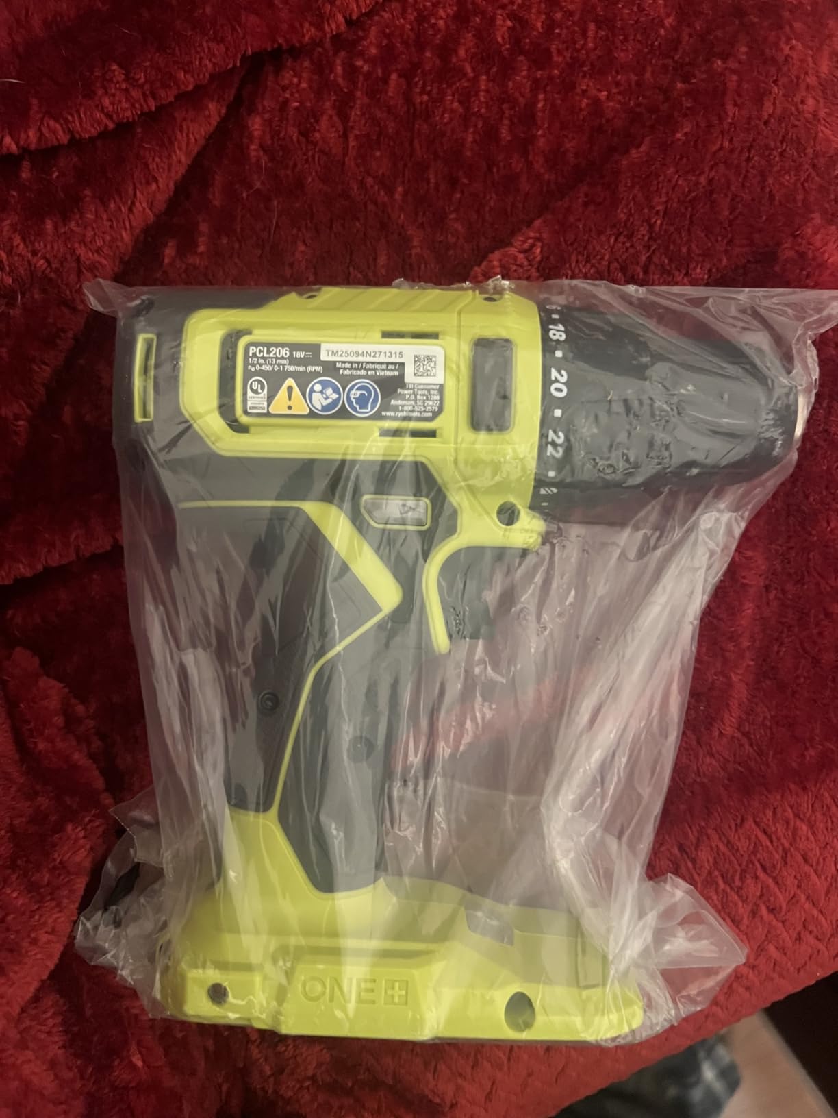 RYOBI ONE+ 18V Cordless 1/2in Drill/Driver PCL206B (Tool Only) customer photo 1