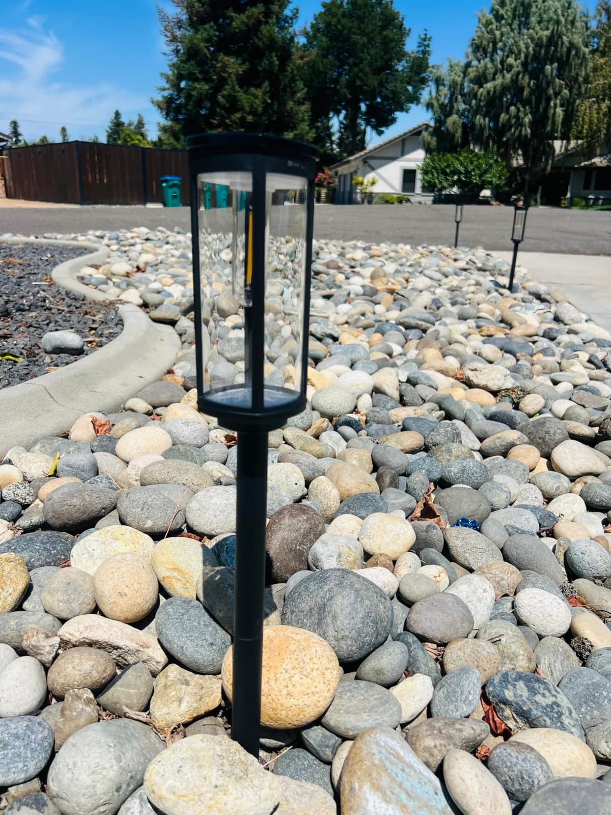 BITPOTT Solar Lights Outdoor, 8 Pack, Warm White, IP65 | For pathways and landscapes, Solar Landscape Lighting Waterproof pair auto on/off with 11-24 h runtime for front yards customer photo 1