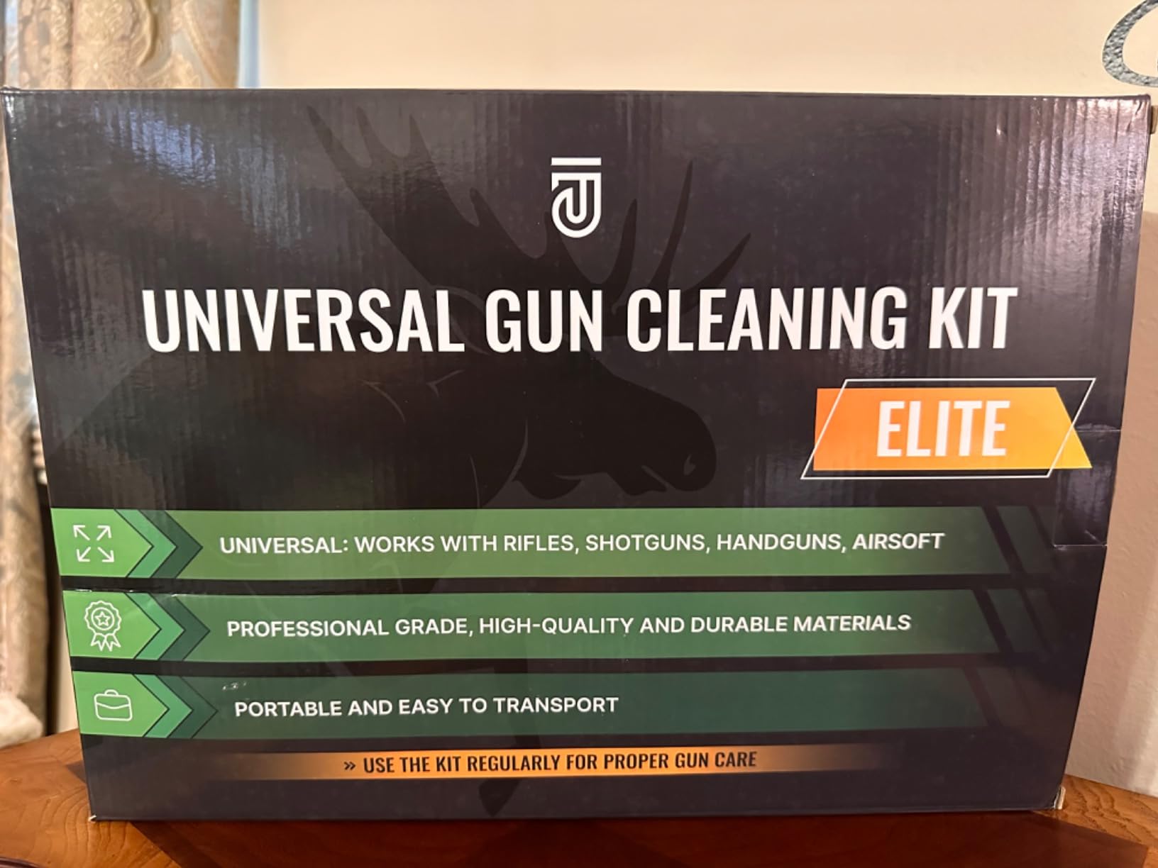 Universal Gun Cleaning Kit for All Guns - Portable Gun Cleaning Kits for Handguns and Rifles, Shotgun, Airsoft - Incl. Stainless Steel Rods, Brass Jags, Gun Cleaning Patches, Cleaning Swabs customer photo 1