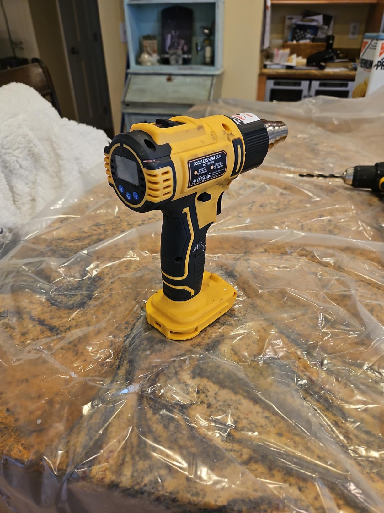 Cordless Heat Gun Compatible with Dewalt 20v Battery (Tool Only) customer photo 1