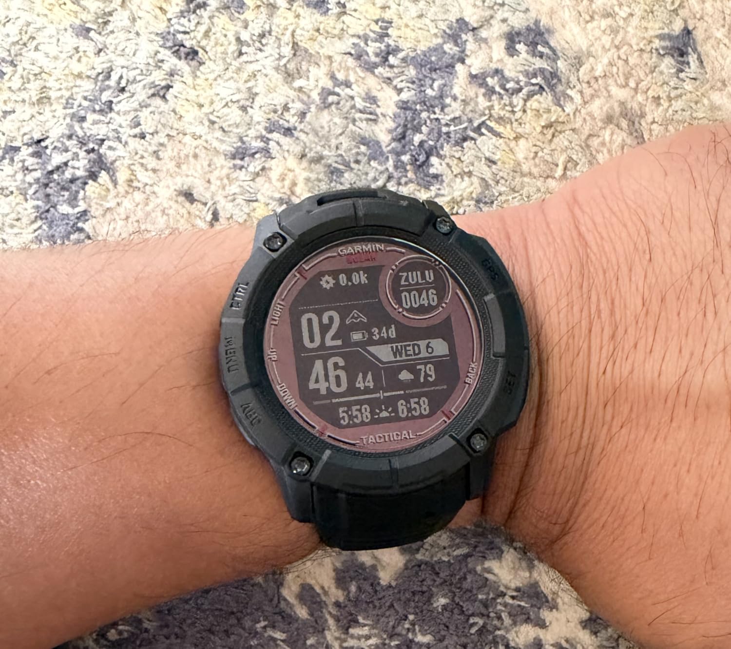 Garmin Instinct® 2X Solar, Rugged Outdoor Smartwatch, 50mm, Graphite | Solar Charged, Built-In Flashlight, Multi-Band Frequency Support, ABC Sensors, Tracback Routing, Reference Points customer photo 1