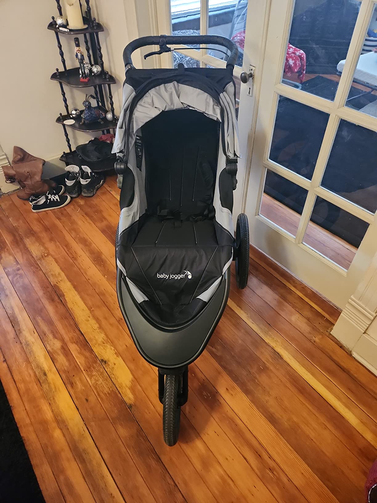 Baby Jogger® Summit X3 Double Jogging Stroller, Side by Side Double Stroller with Smooth Ride for Walking/Jogging, Compact Fold, All-Terrain Air Filled Tires, and All-Wheel Suspension, Midnight Black customer photo 1