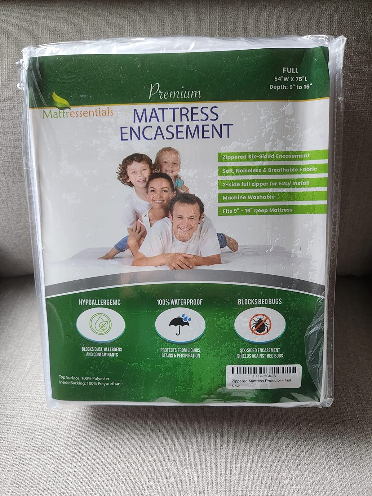 Zippered Queen Mattress Protector (14