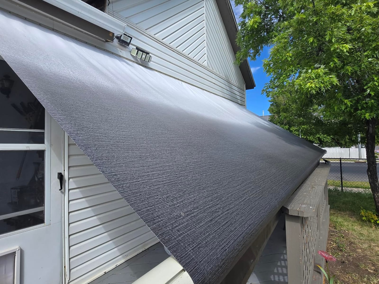 Kohree 16FT RV Awning Fabric Replacement, 19.5oz, Fabric 15'2