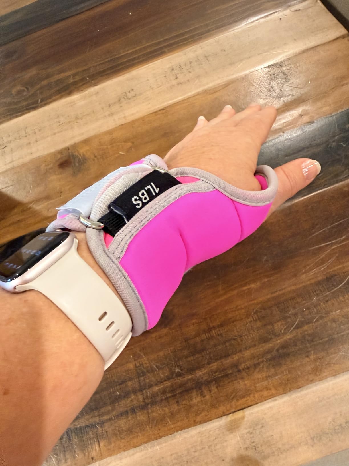 Wrist Weights with Thumb Loops Lock for Men Women Weighted Gloves customer photo 2