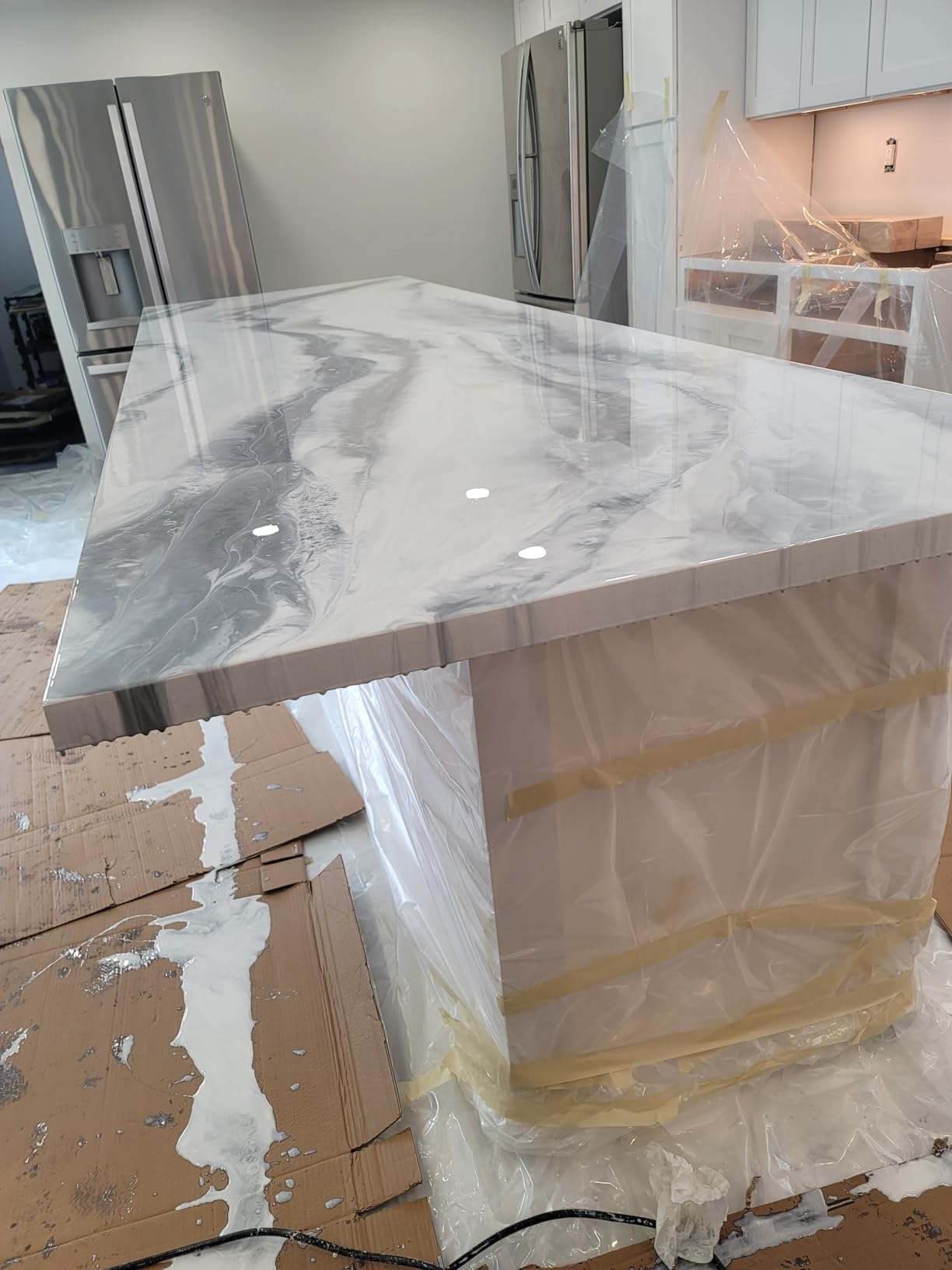 Nicpro 2 Gallon Crystal Clear Epoxy Resin Kit, Not Yellowing Resin customer photo 2