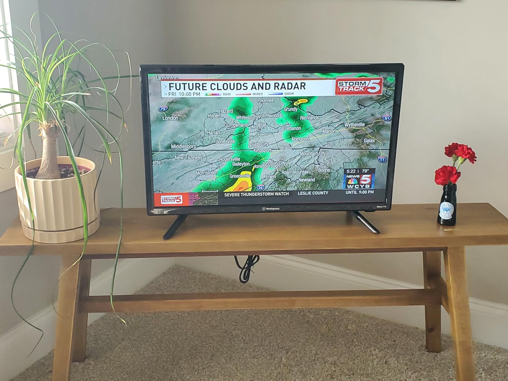 Westinghouse Roku TV - 24 Inch Smart TV, HD Television with Wi-Fi Connectivity and Mobile App, Flat Screen, Bluetooth, Compatible with Apple AirPlay, Alexa and Google Assistant customer photo 2