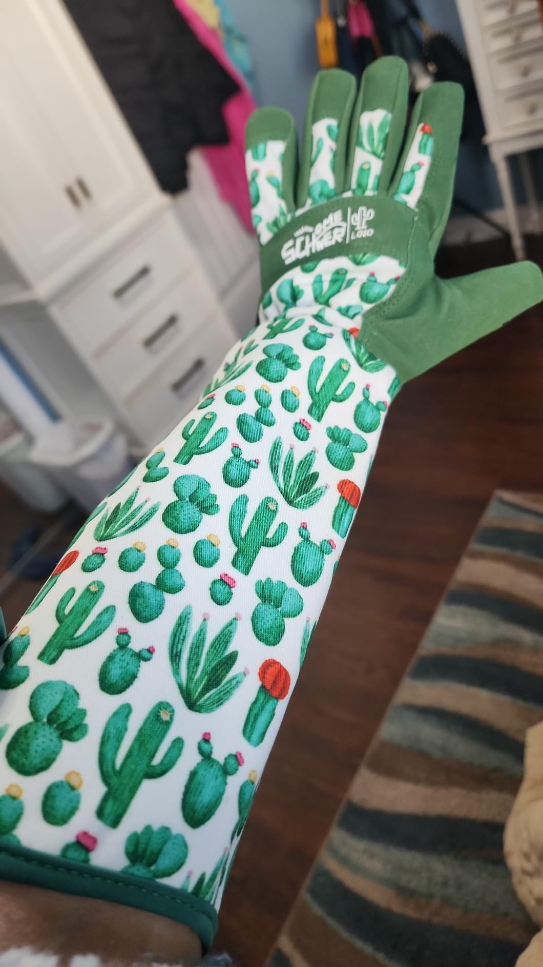 Schwer Gardening Gloves for Women, Reinforced Fingertips & Palm, L010, M customer photo 2