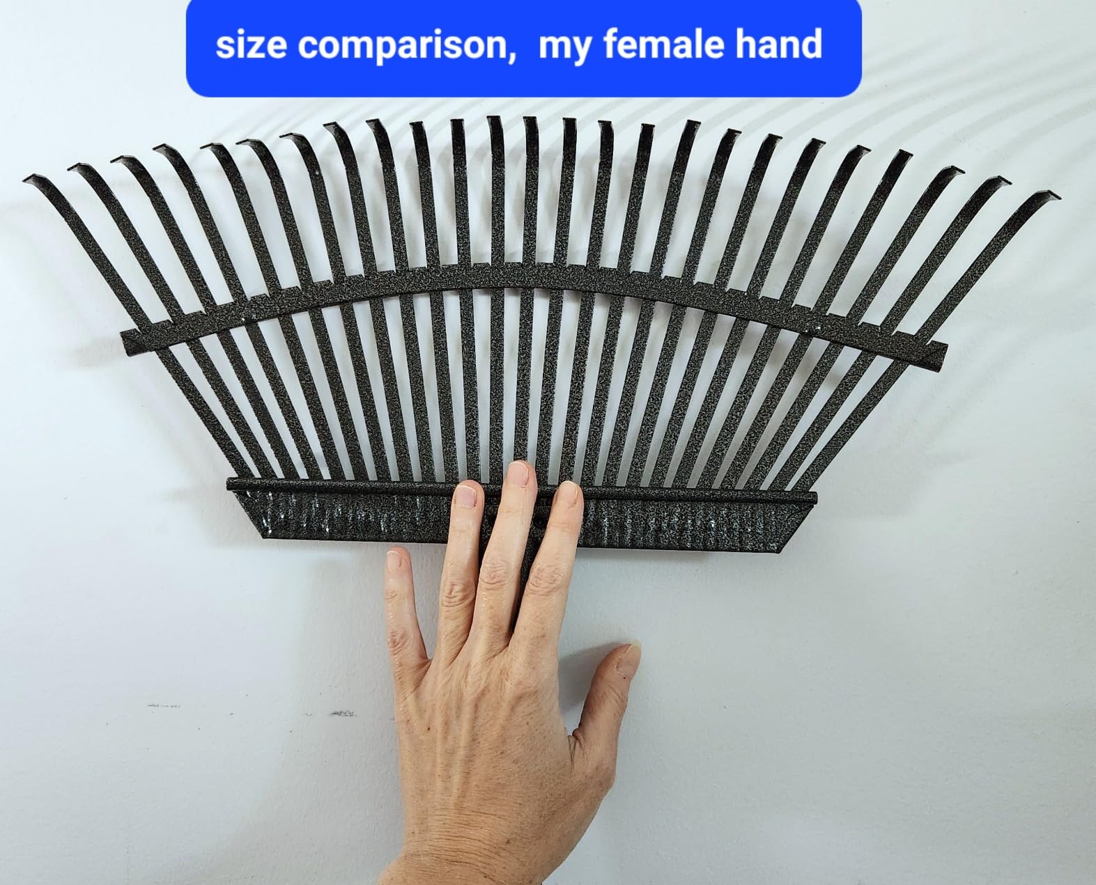 Leaf Rake, 30-61 inch Garden Rakes for Leaves Heavy Duty Long Handle, 25 Tines 18