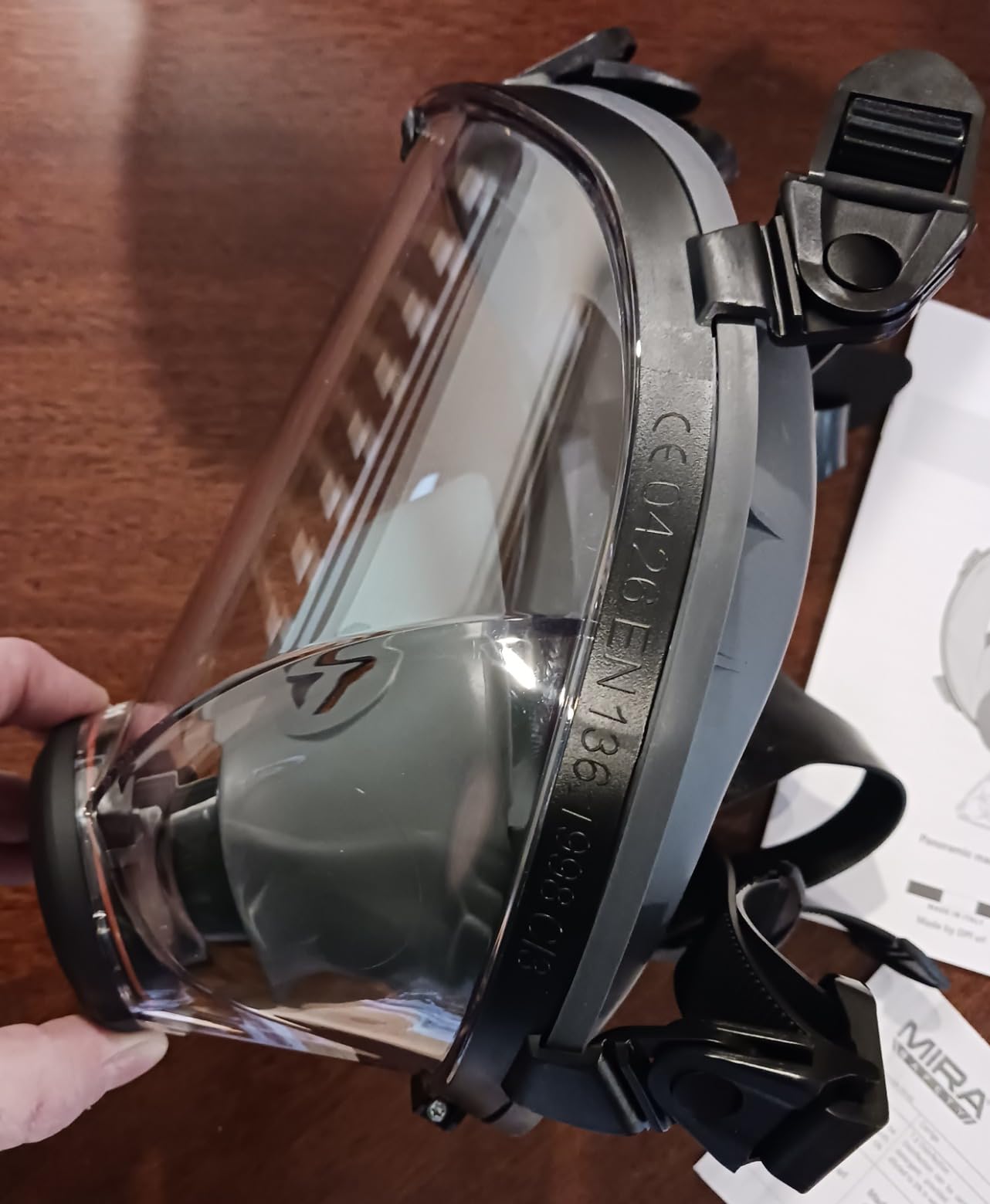 MIRA Safety CM-I01 Full-Face Industrial-Grade Gas Mask with 40mm NATO Filter Compatibility and Advanced Valve Design customer photo 1