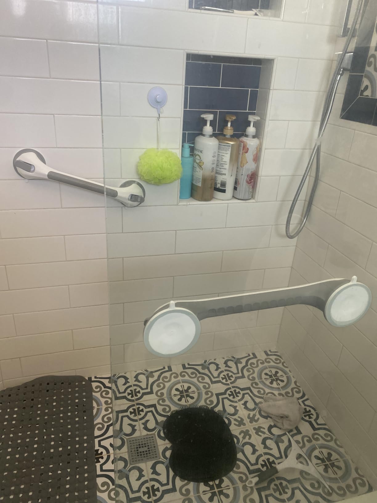 TAILI Grab Bars for Shower,Suction Shower Handles Rails,2 Pack,16.8