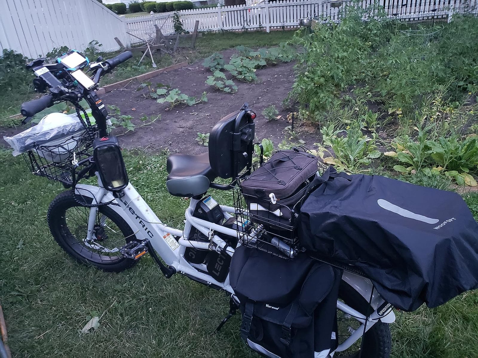 BAIGIO Bike Double Pannier Bags Waterproof Bicycle Rear Seat Panniers Pack with Reflective Stripe (34L) customer photo 2