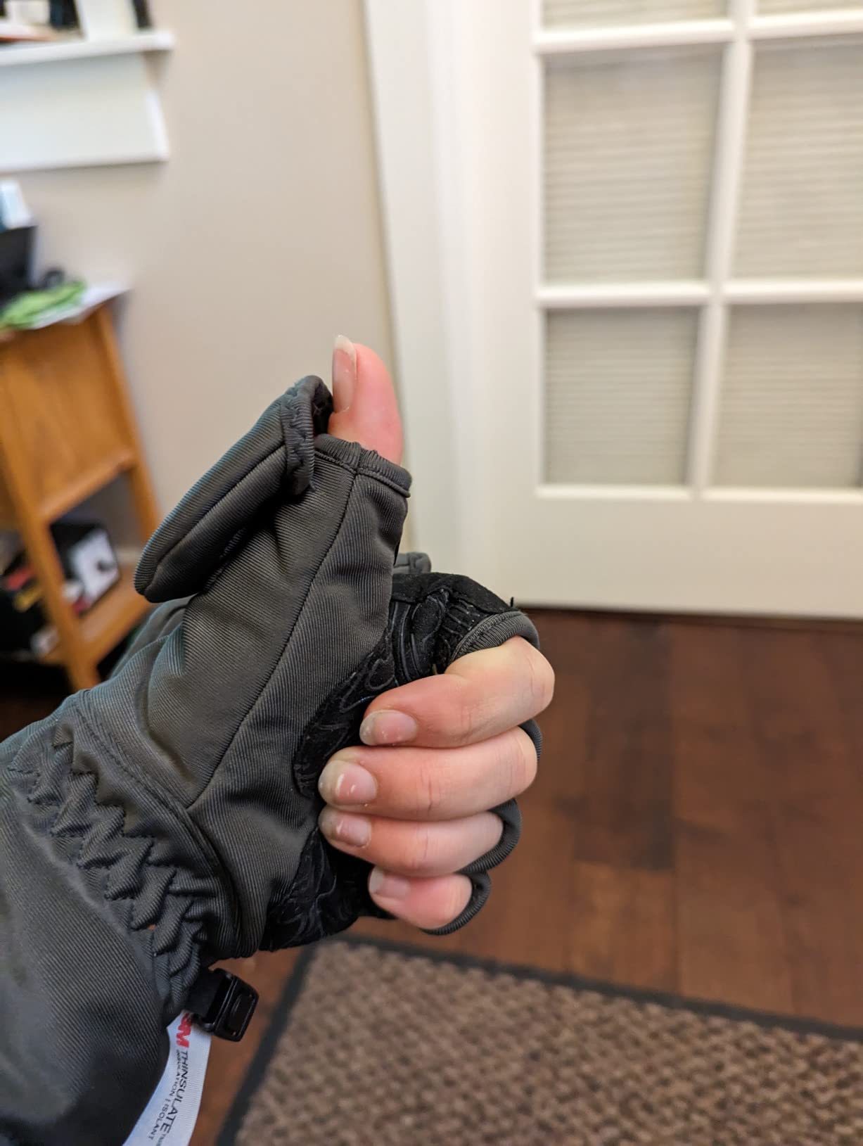 Palmyth Ice Fishing Gloves Convertible Mittens Flip Fingerless Mitt with Thinsulate 3M Warm for Cold Weather and Winter Men Women Photography Running Camera customer photo 1