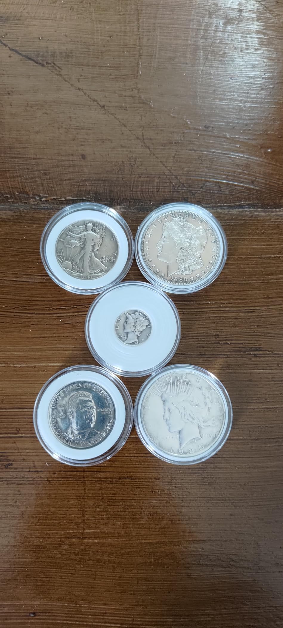 Utron 60P Clear Plastic Coin Capsules, Dollar Coin Holder, 40mm Silver Coin Storage for Collectors, Morgan Silver Dollar Coin Holders with Adjustable Gasket (17/20/25/27/30/33/38/40mm) customer photo 1