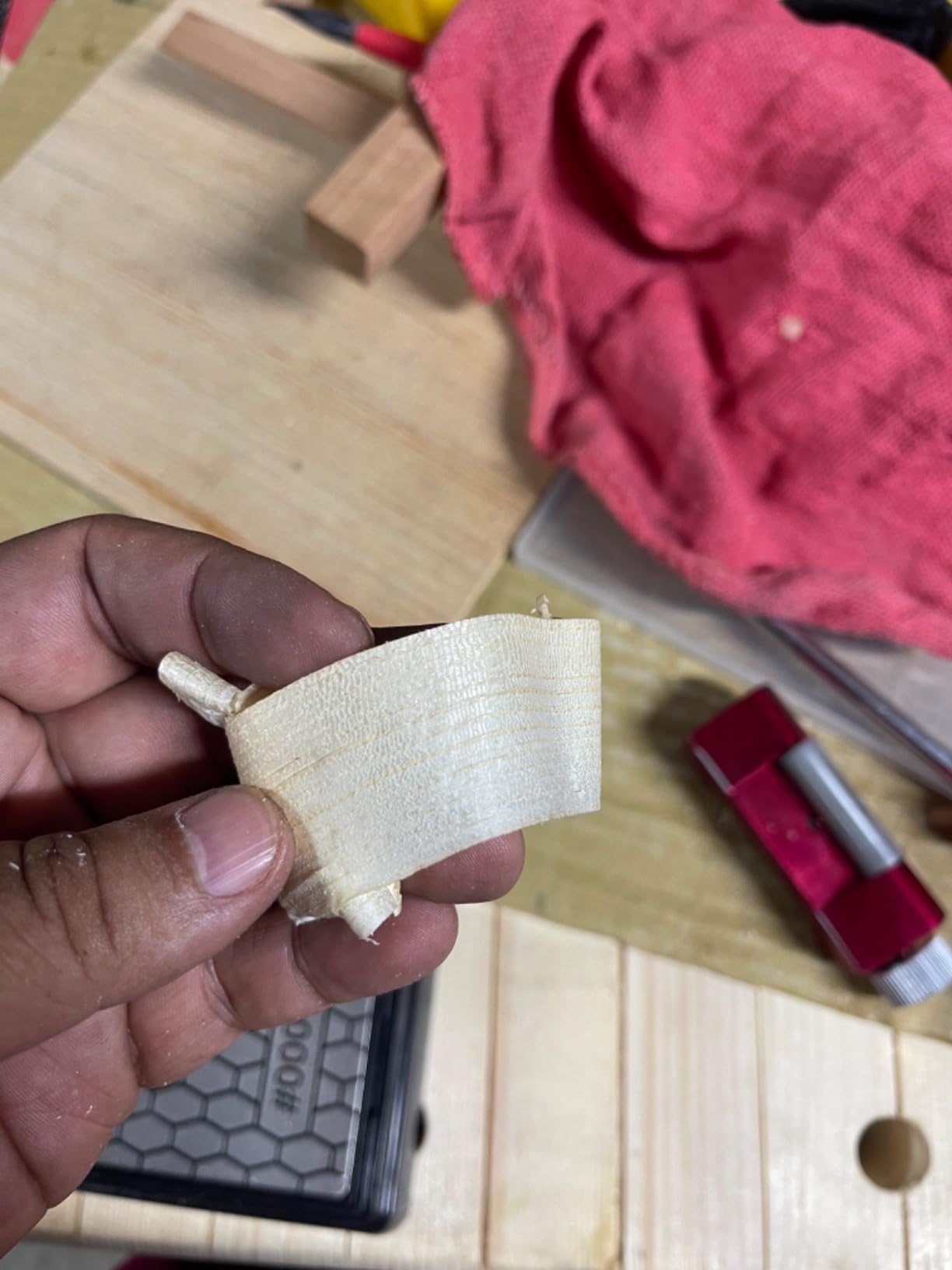 Saker Chisel Sharpening Jig, Chisel Sharpener Wood Honing Guide customer photo 2