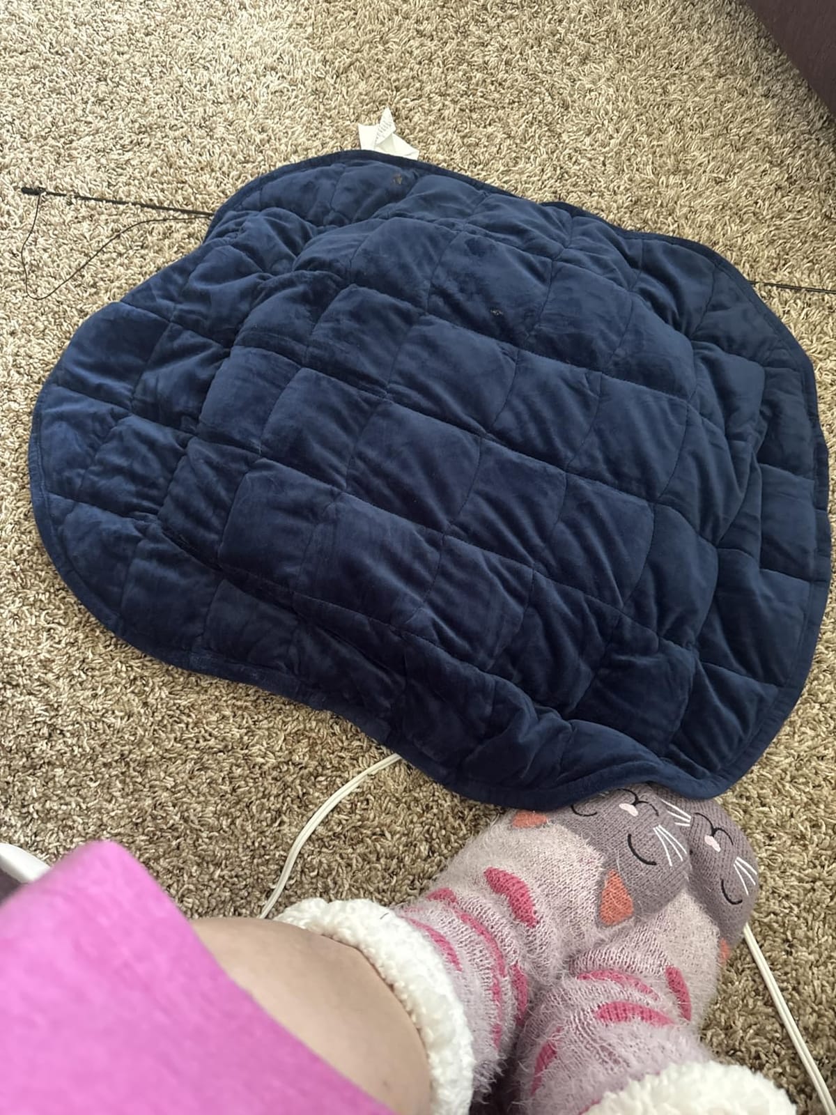 Sivio Weighted Lap Blanket for Sleeping, 2lbs 20 x 30 inches customer photo 1
