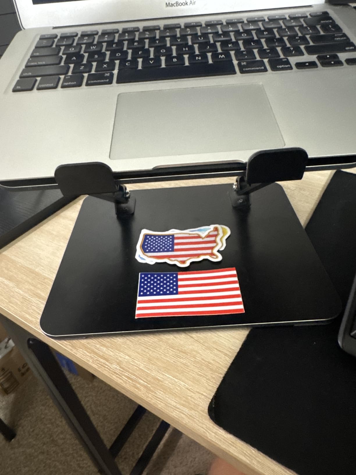 Adjustable Laptop Stand for Desk, Metal Laptop Riser Holder | Portable Desktop Book Stands, Foldable Ventilated Cooling Computer Notebook Stand Compatible with 10-15.6