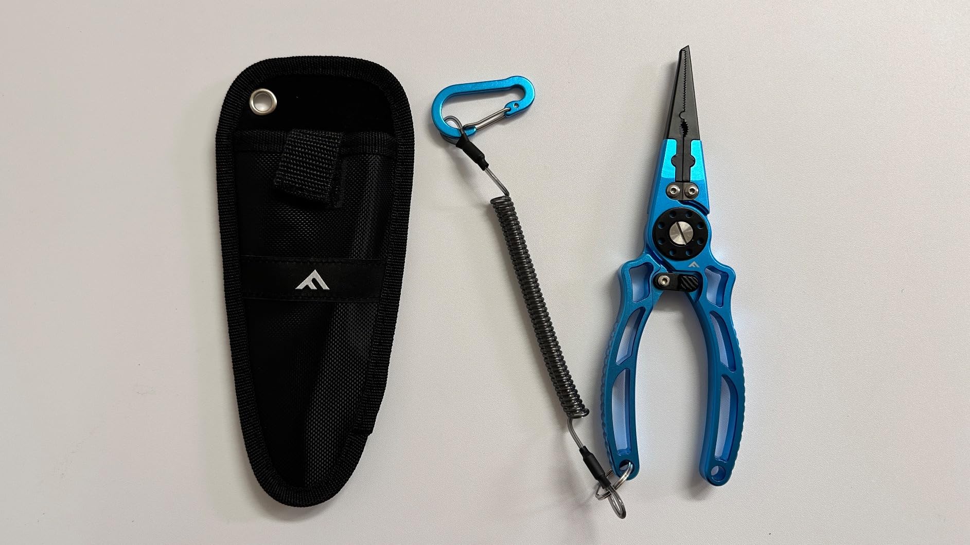 FLISSA Fishing Pliers, Safety Lock Design Fish Pliers Saltwater, Aluminum Hook Remover, Titanium 6Al-4V Jaw and Tungsten Carbide Line Cutters, Sheath & Lanyard, Fishing Gear Gifts for Men customer photo 2