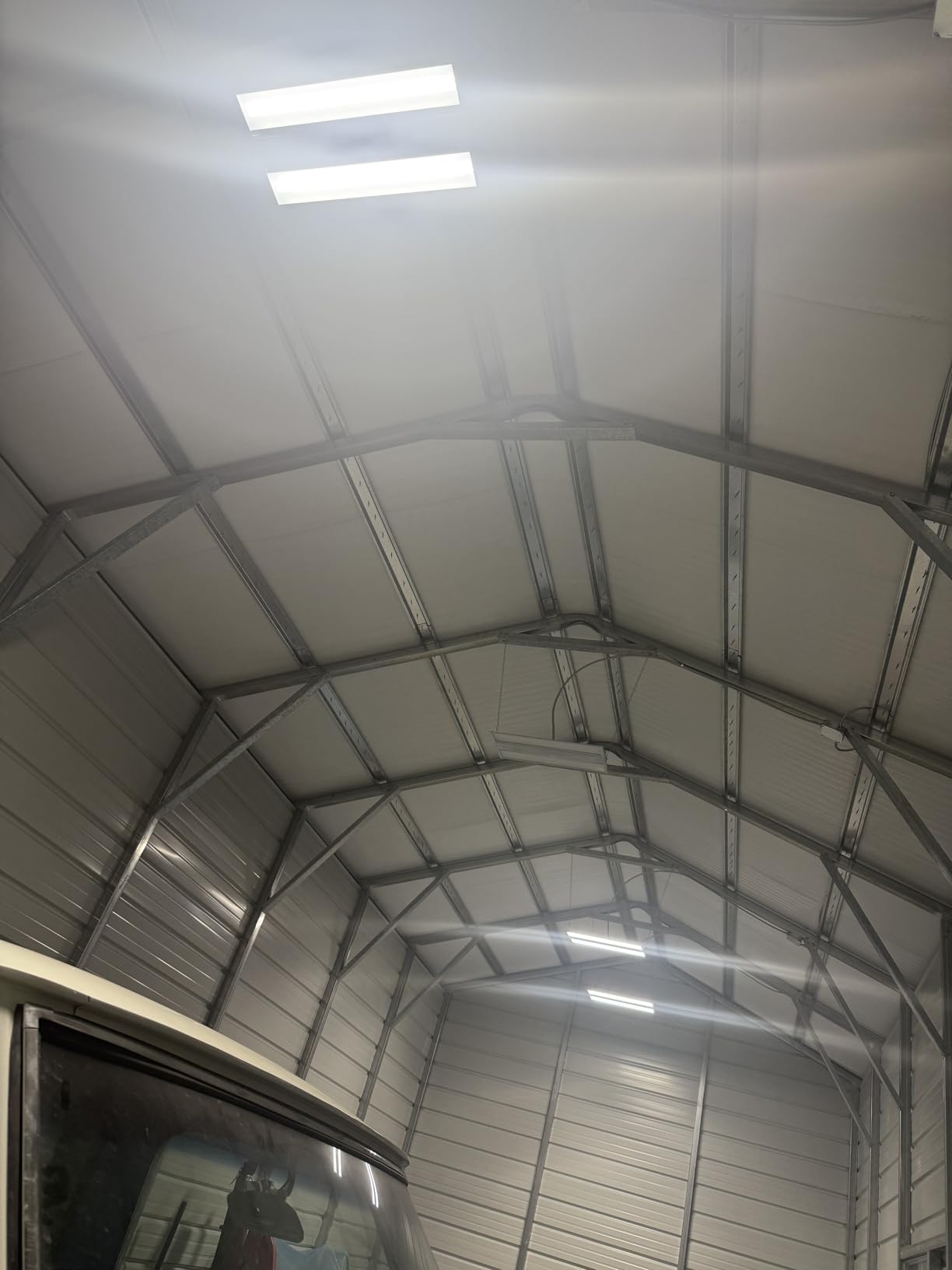 hykolity 2FT 150W LED Linear High Bay Shop Light, 20250LM 5000K 135LM/W | 0-10V Dimmable, High Bay LED Shop Lights for Shop Garage Warehouse Workshops Supermarket Stadium, 100-277V, ETL, 4 Pack customer photo 1