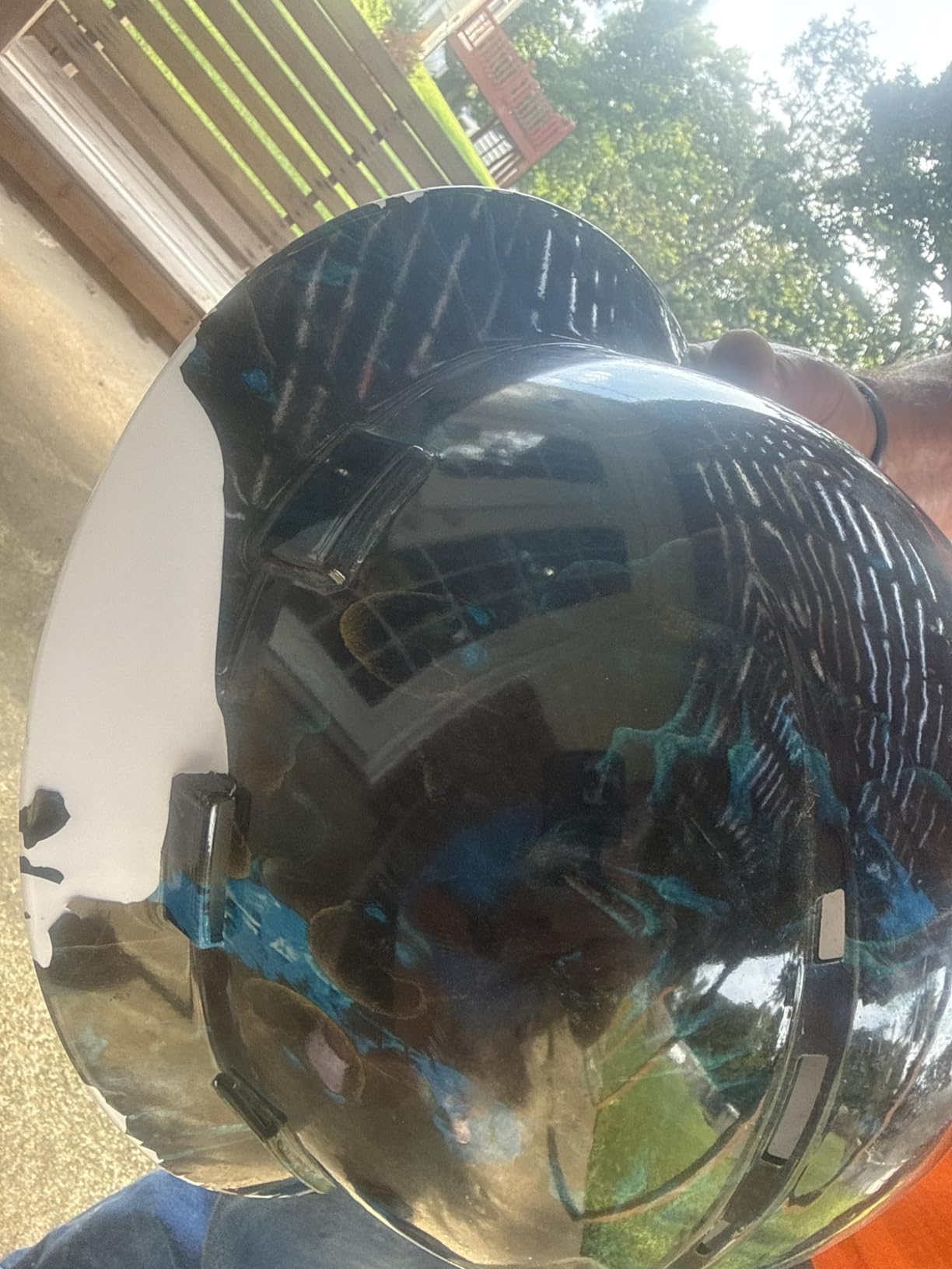 Full Brim Hard Hat - OSHA Safety Helmet Durable Lightweight Carbon Fiber Hard Hat, 6-Point Ratchet Suspension Protective Gear for Men and Women customer photo 2