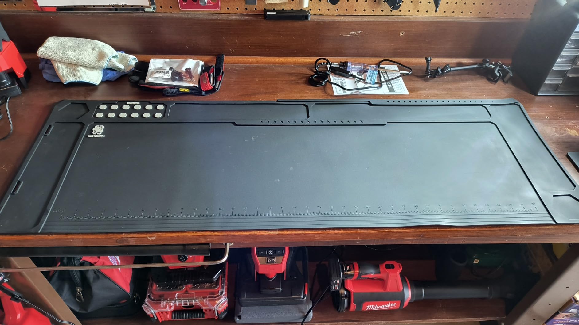 OneTigris Gun Clean Mat Magnectic for Table, Extra Large 48
