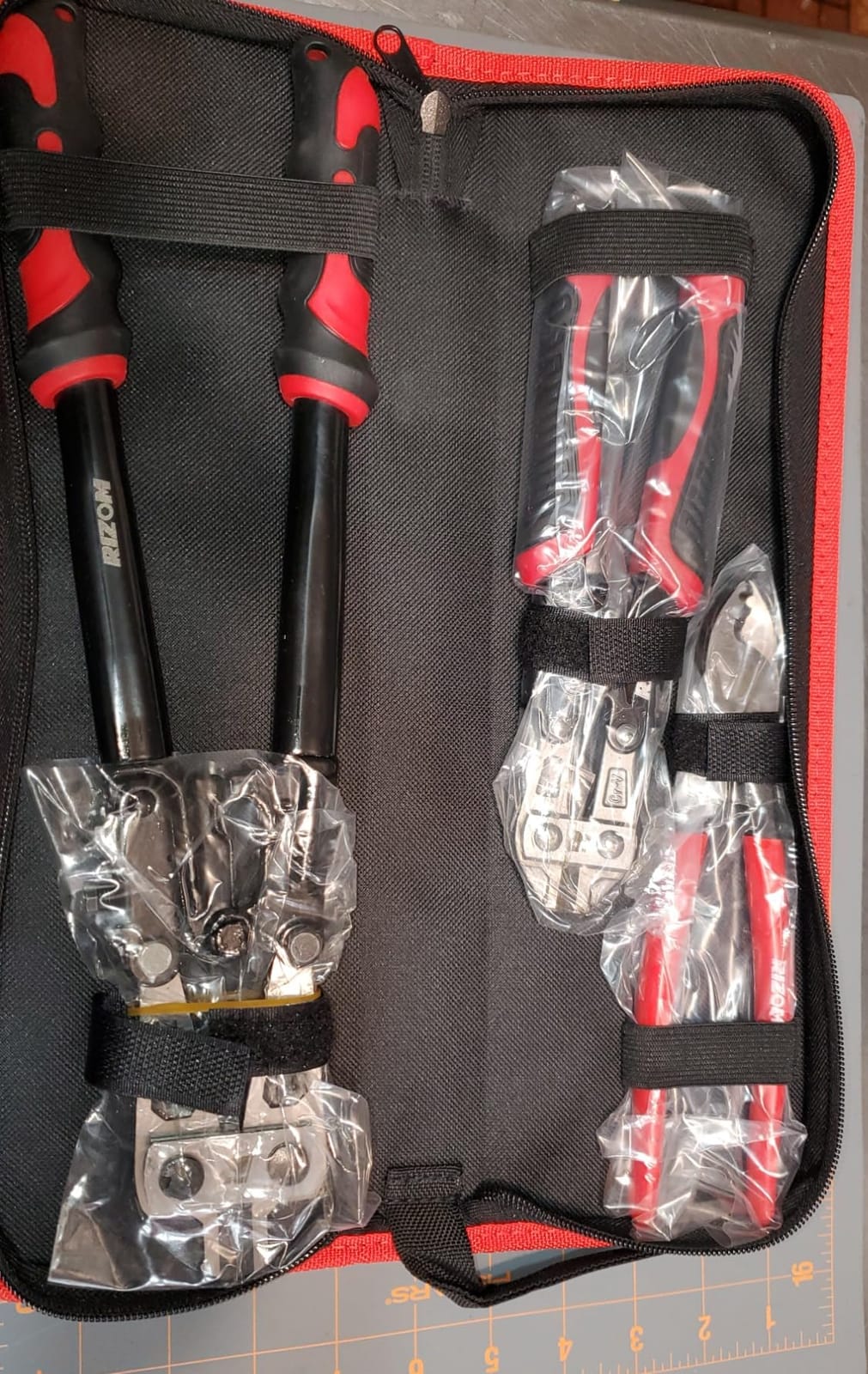 RIZOM 3-Piece Bolt Cutter Pliers Set, 14