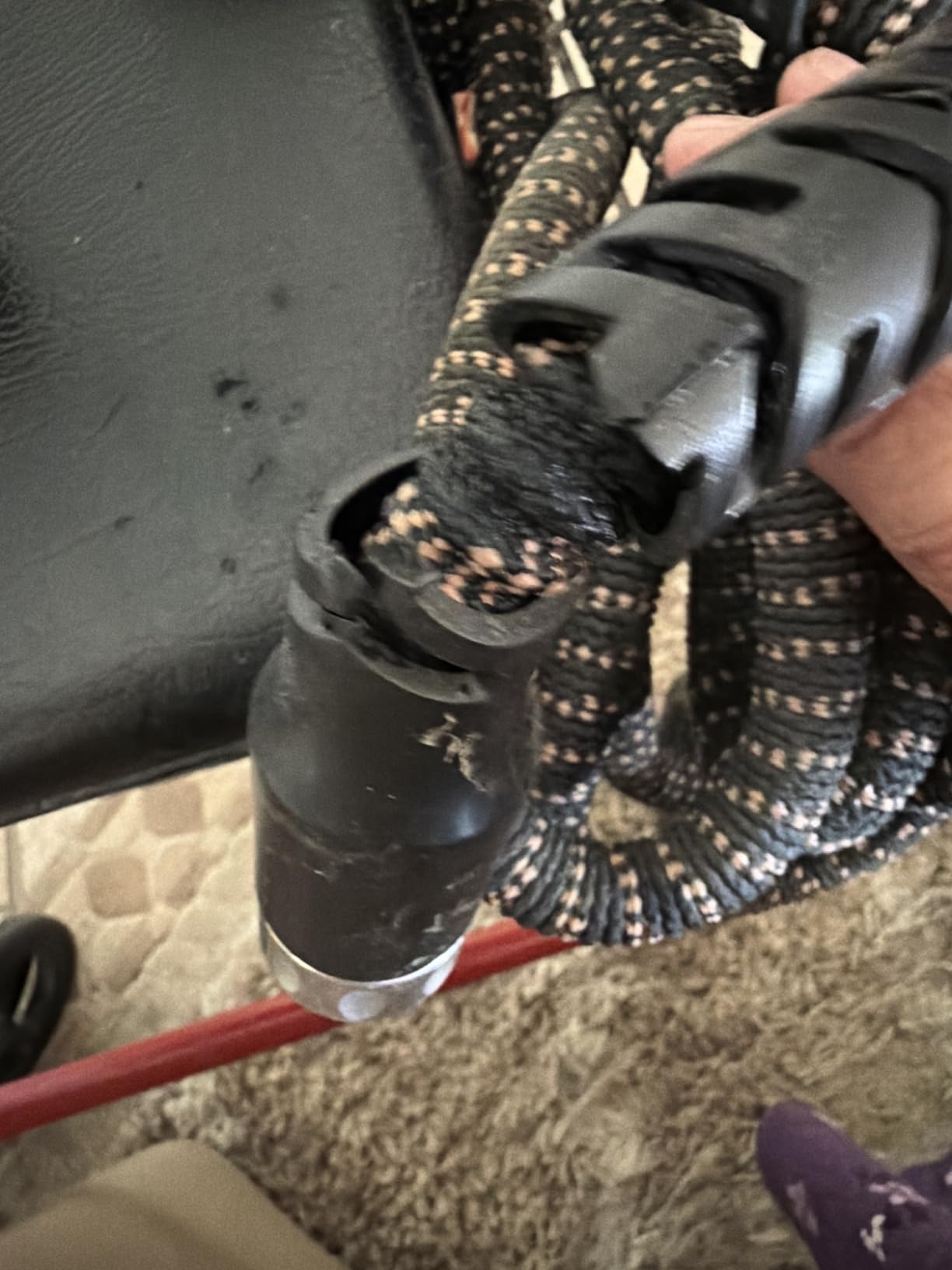 Pocket Hose 25 FT Copper Bullet Expandable Garden Hose, As Seen on TV | 10 pattern thumb spray nozzle, anti-burst upto 650 psi, 3/4 in, lead-free, solid copper, anodized aluminum, ultra-lightweight customer photo 2