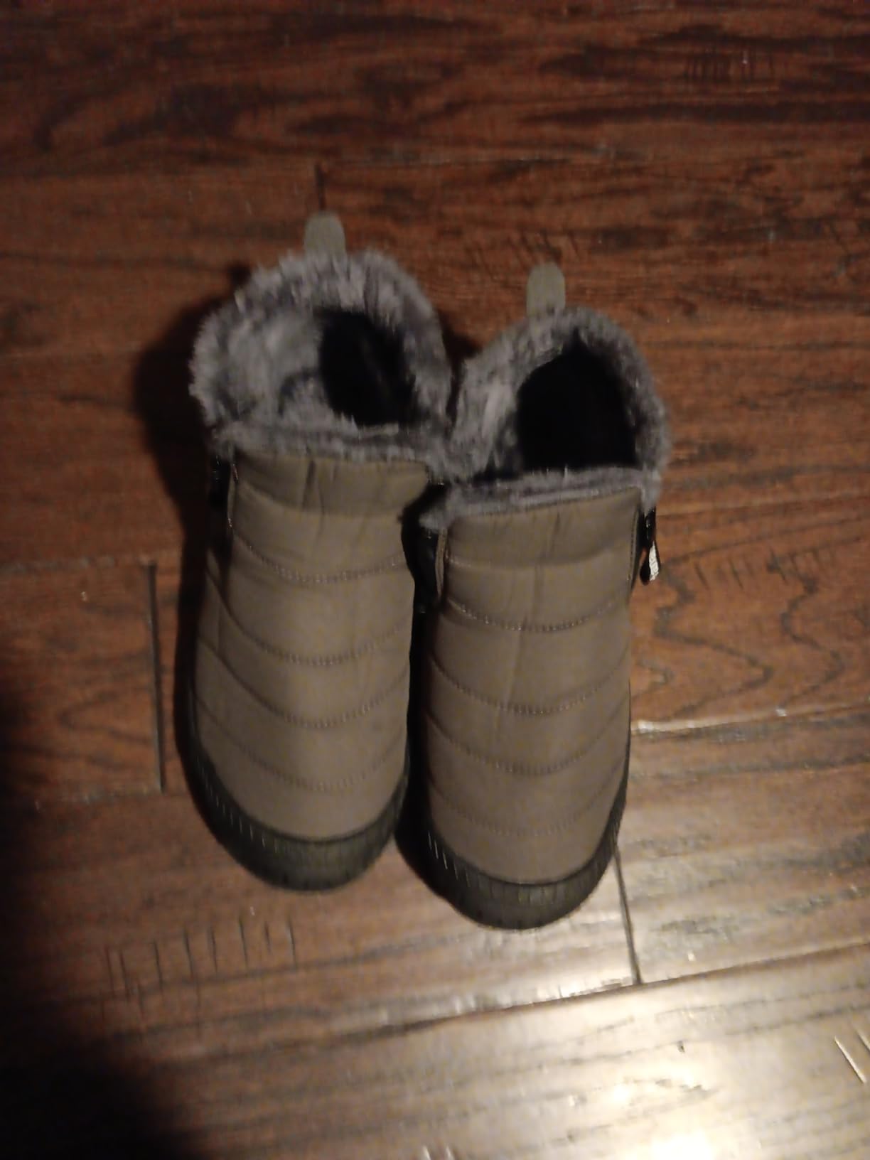 ziitop Snow Boots Mens Waterproof Winter Boots Fur Lined Warm Ankle Boots customer photo 1