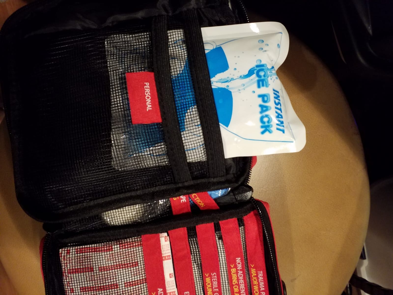 Advanced Comprehensive First Aid Kit with Well Organized Labelled Compartments Removable MOLLE System First Aid Trauma Kits for Car, Home,Camping, Office and etc.-401 Piece customer photo 2