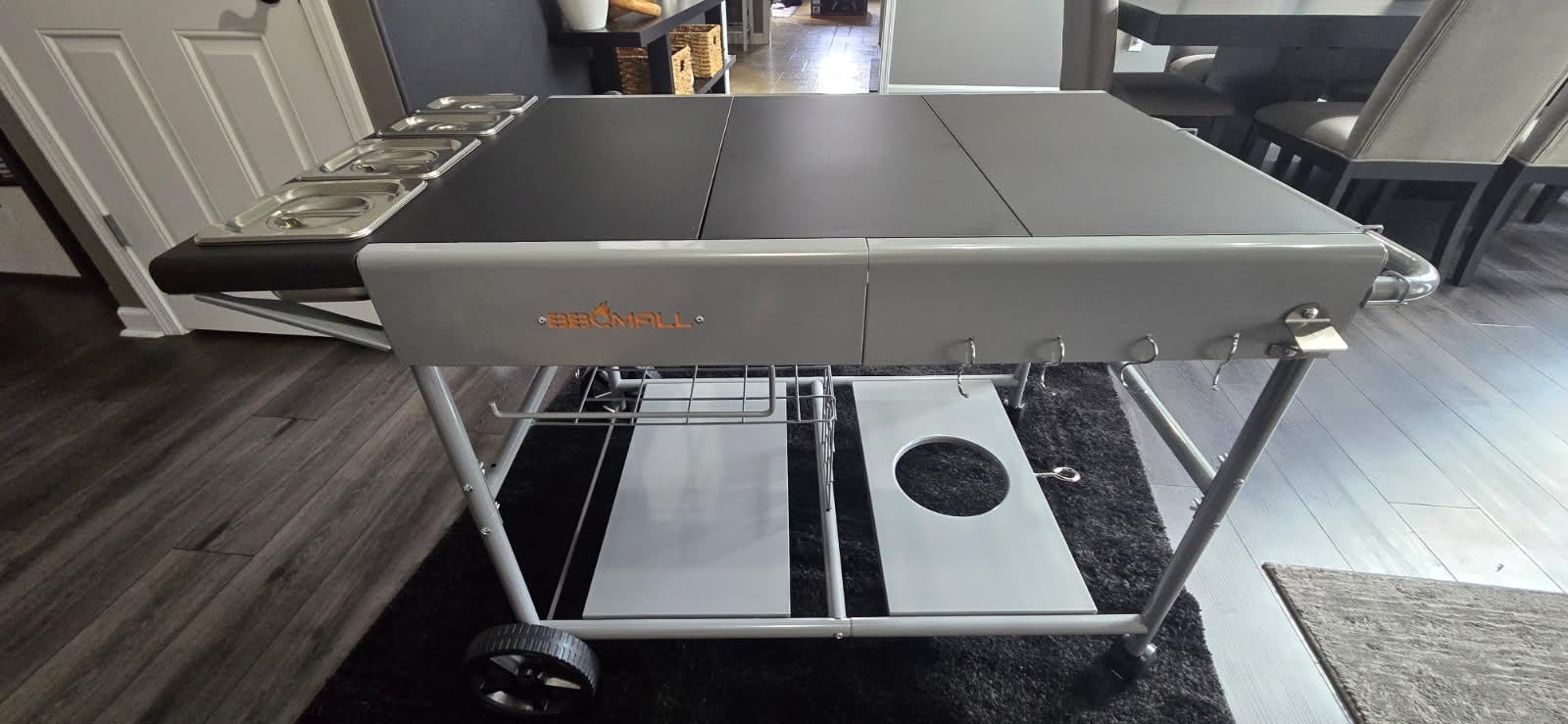 Pizza Oven Table Grill Cart for Ninja Woodfire, Blackstone Griddle, Ooni customer photo 1