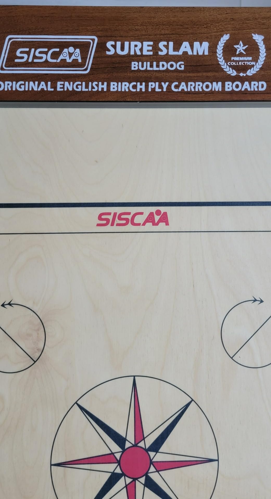 KNK Carrom Board Sure SLAM Indoor Board Game Approved by Carrom Federation of India & Maharashtra Carrom Association (Champion, 20mm) customer photo 2