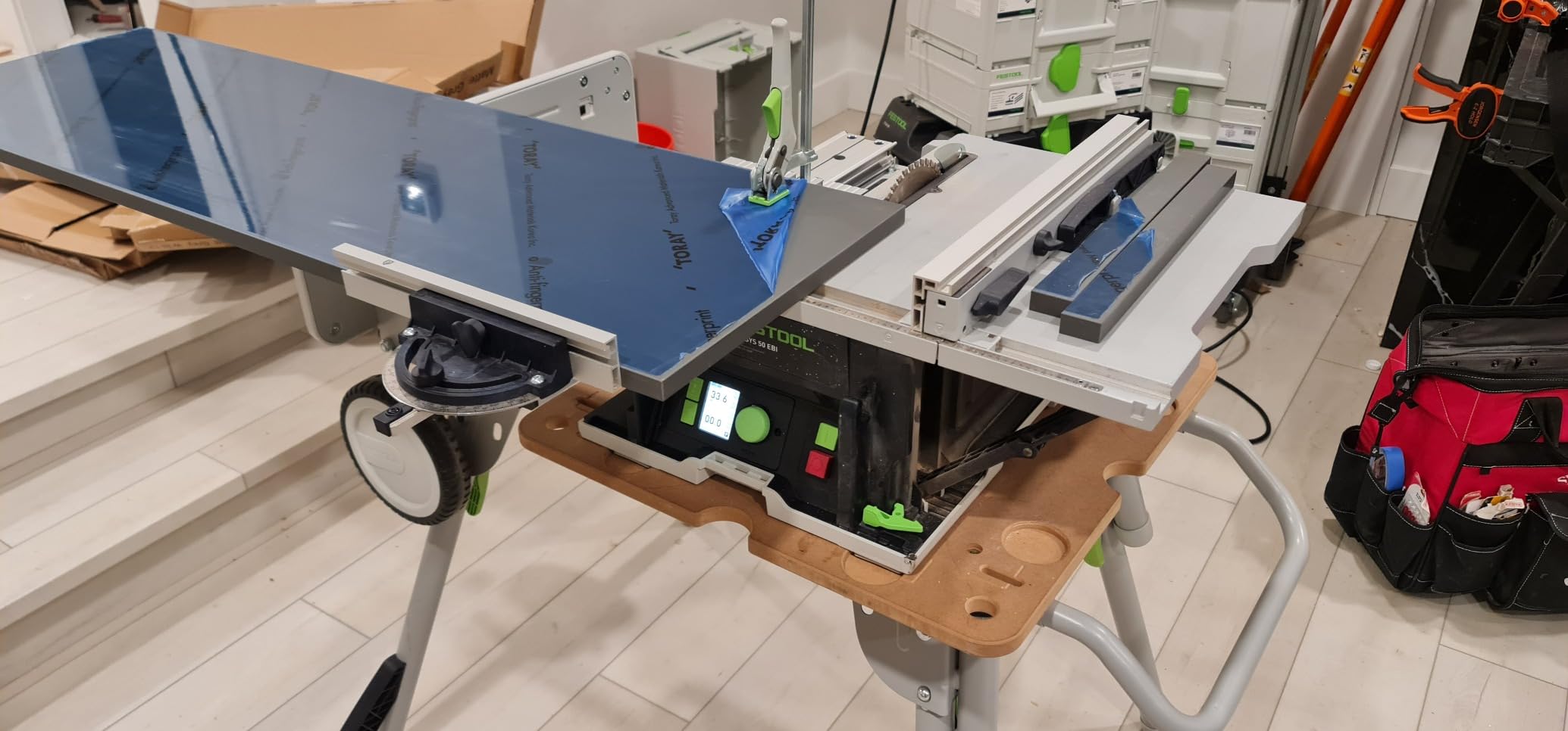 Festool Cordless Table Saw CSC SYS 50 EBI-Set US 576821+577001+577079 customer photo 2