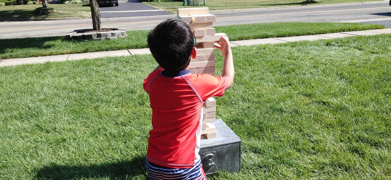 Megwoz XL Size Tumble Tower 57 Blocks Up to 5FT in&Outdoor Games for Family customer photo 1