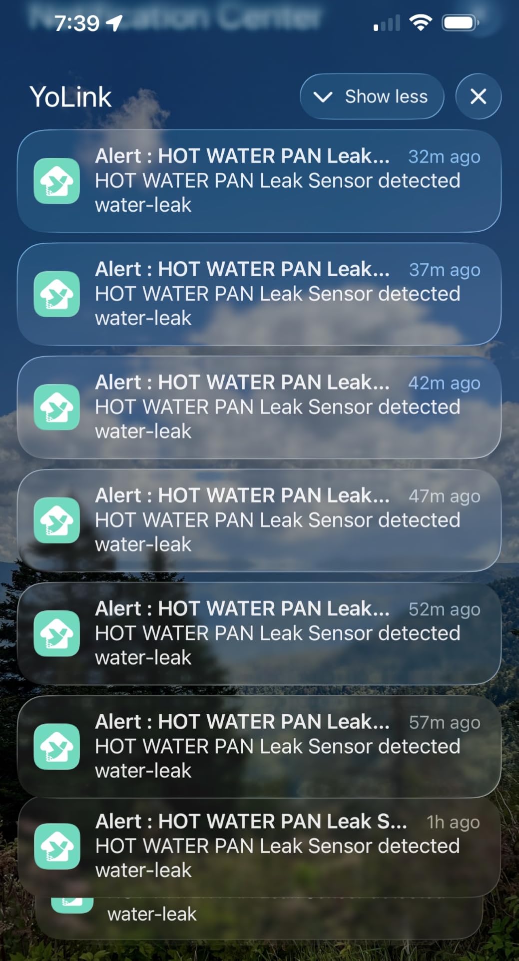 YoLink Water Leak Starter Kit: Hub + 4 Leak Sensor 4 (105 dB Siren), LoRa Long-Range customer photo 1