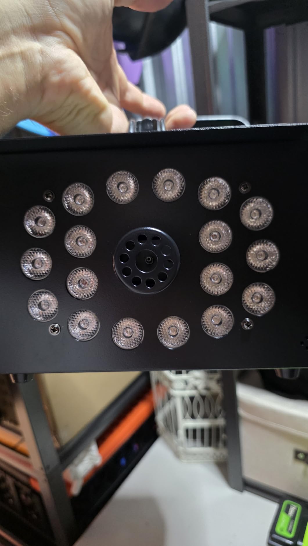 1200W Fog Machine Halloween Outdoor, 18 Lights 6000 CFM Smoke Machine Fog | Indoor Fog Machine with Remote for Wedding Party DJ Disco customer photo 1