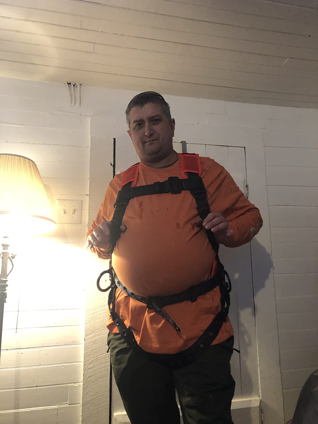 AFP Demon Comfortable Fall Protection Harness Kit – OSHA/ANSI PPE Full Body Safety Harness for Construction Work customer photo 2