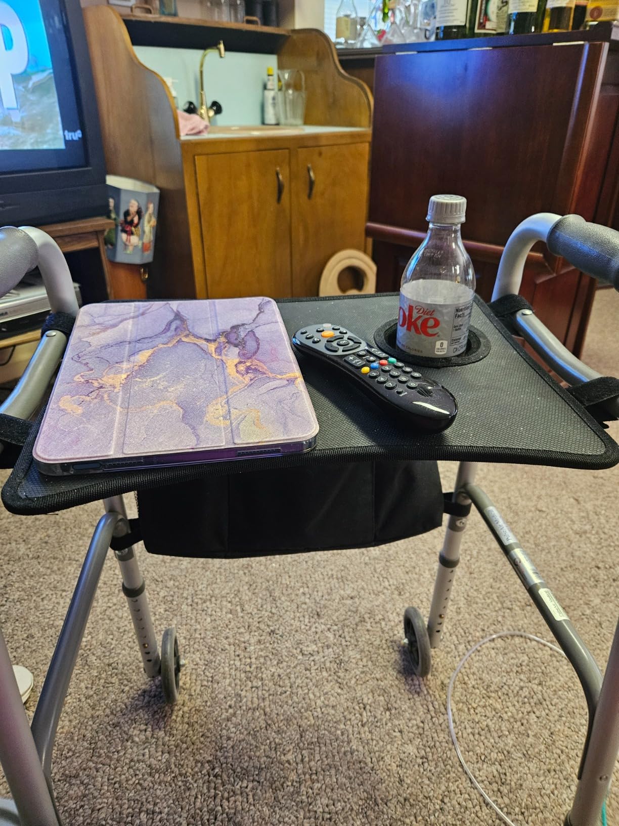 Vive Walker Tray for Folding Walker - (w/Cup Holder) - Adult Mobility customer photo 2