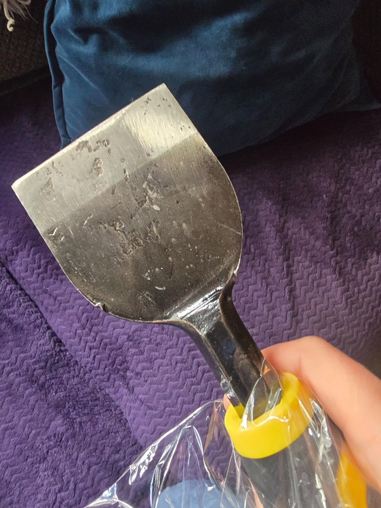 3-Piece Heavy-Duty Chisel Set with Hand Protection, Concrete and Mortar Stone Chisels, Used for Demolition, Carving, De-scaling, Breaking, Hunting, and Crushing. (CA3) customer photo 1