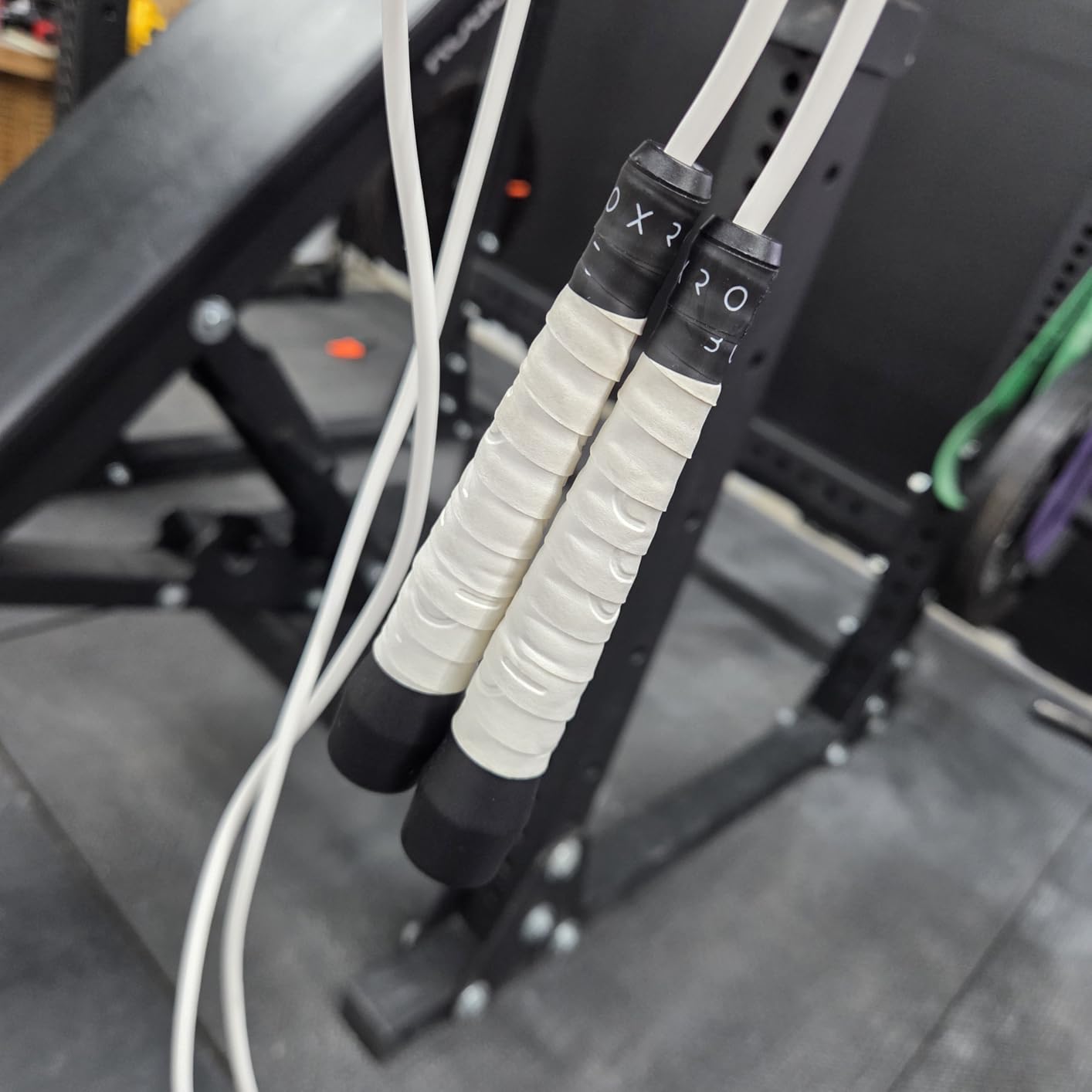 BOXROPE, A Jump Rope Made For Boxing, Tangle-Free, 15% Heavier Than A Normal PVC Rope, Boxer Jump Rope, Adjustable, Includes Grip Tapes For More Grip, Skipping Rope for Boxers, Premium Quality customer photo 2