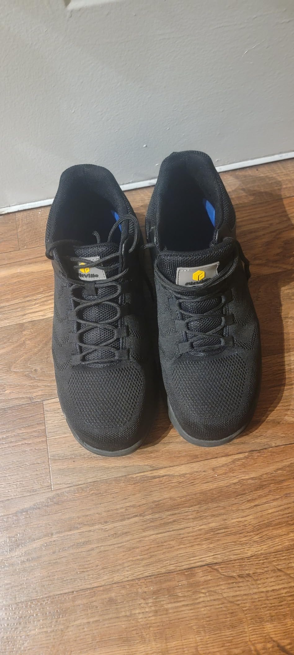 FitVille Extra Wide Work Boots for Men Composite Steel Toe Safety Boots High Top Work Shoes for Men customer photo 2