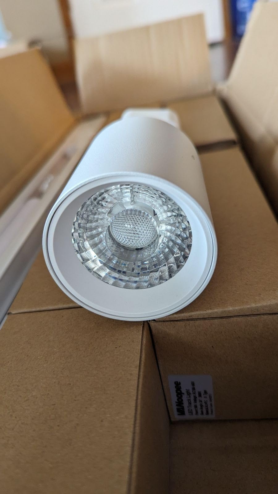 VANoopee 12-Light LED Track Lighting Kit with 13FT H Type Track Rail, Black | Dimmable LED Track Light Heads Modern Kitchen Track Lighting Fixtures Ceiling Spot Light, 3000K 24° CRI90+ 10W 800lm customer photo 2