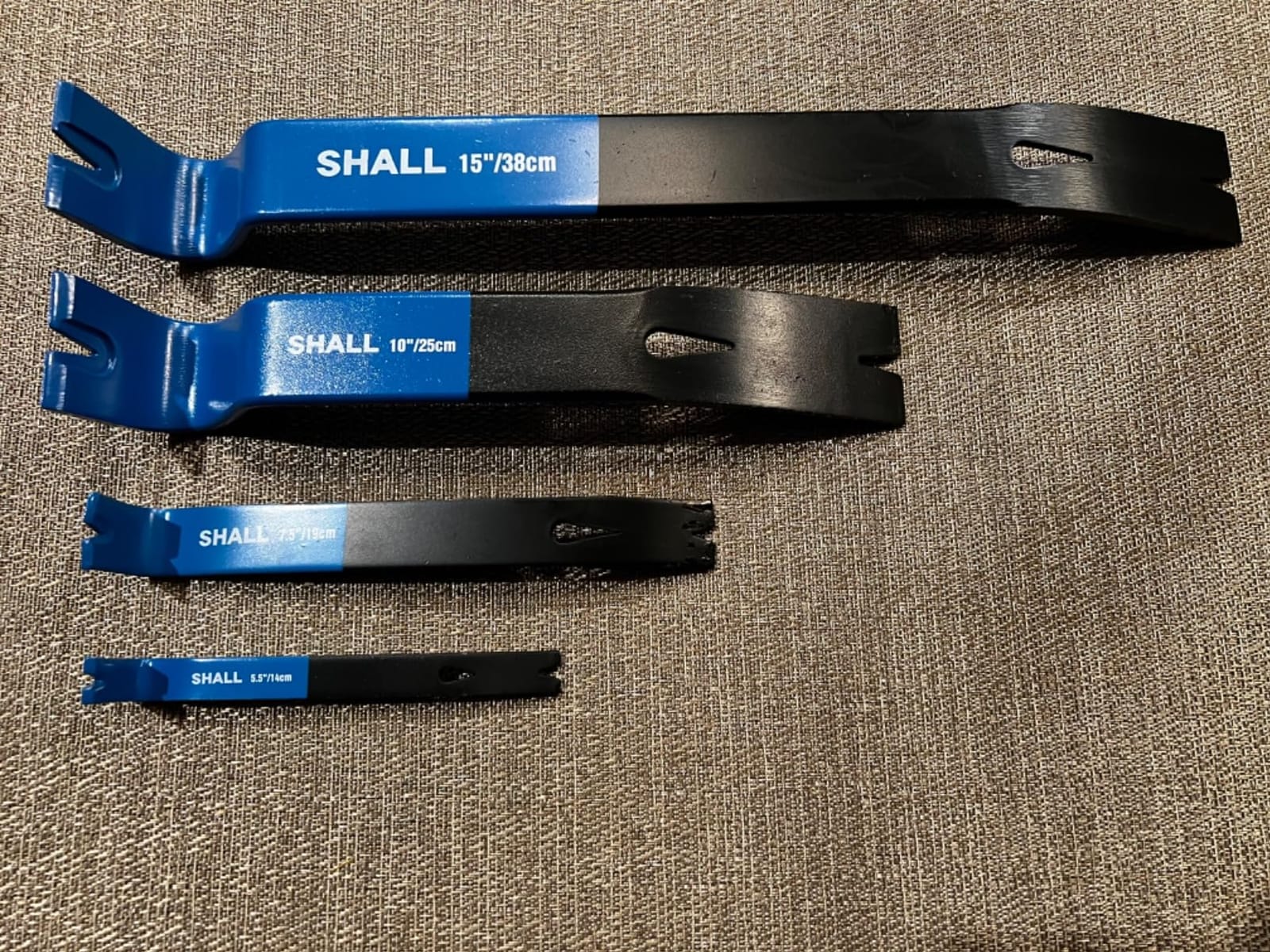 SHALL 4-Piece Flat Pry Bar Set -15